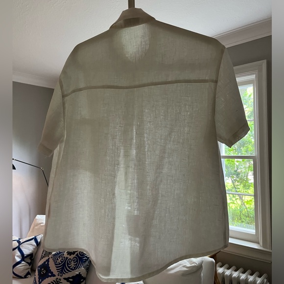 Prairie Swim linen top in a size small. - Picture 2 of 3
